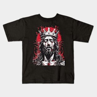 Jesus Christ the Man of Sorrows Kids T-Shirt